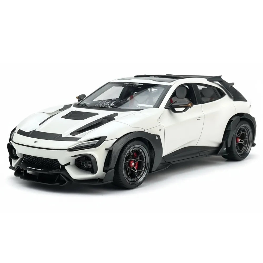 [DreamWalkers] 1:18 Ferrari 2024 Purosangue Mansory Matte White Model Car Resin