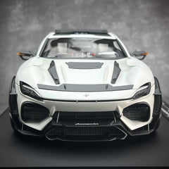 [DreamWalkers] 1:18 Ferrari 2024 Purosangue Mansory Matte White Model Car Resin