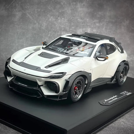 [DreamWalkers] 1:18 Ferrari 2024 Purosangue Mansory Matte White Model Car Resin