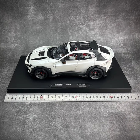 [DreamWalkers] 1:18 Ferrari 2024 Purosangue Mansory Matte White Model Car Resin