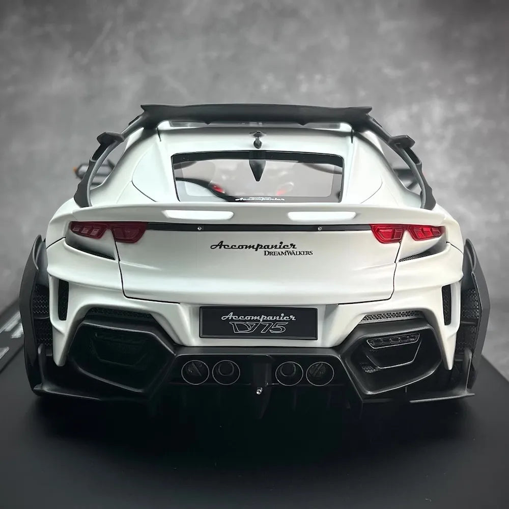 [DreamWalkers] 1:18 Ferrari 2024 Purosangue Mansory Matte White Model Car Resin