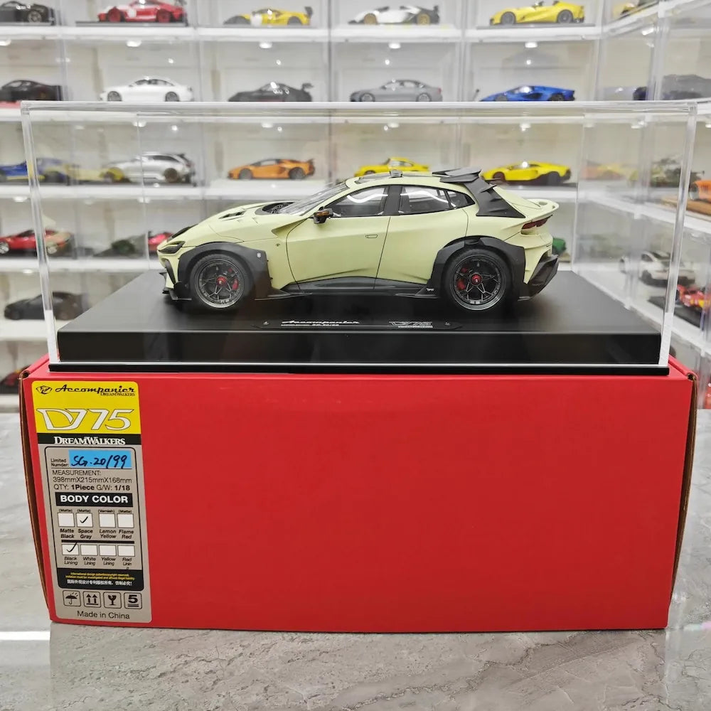 [DreamWalkers] 1:18 Ferrari 2024 Purosangue Mansory Off bianco modellino di auto resina