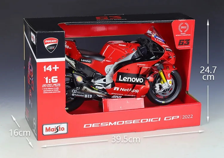 1:6 Ducati 2022 Lenovo Desmosedici GP Motorcycle Model