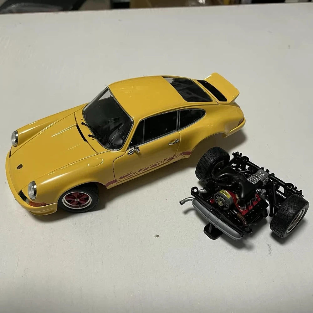 [EBBRO] 1:24 Porsche 1973 911 Carrera RS Yellow Model Car Die-Cast