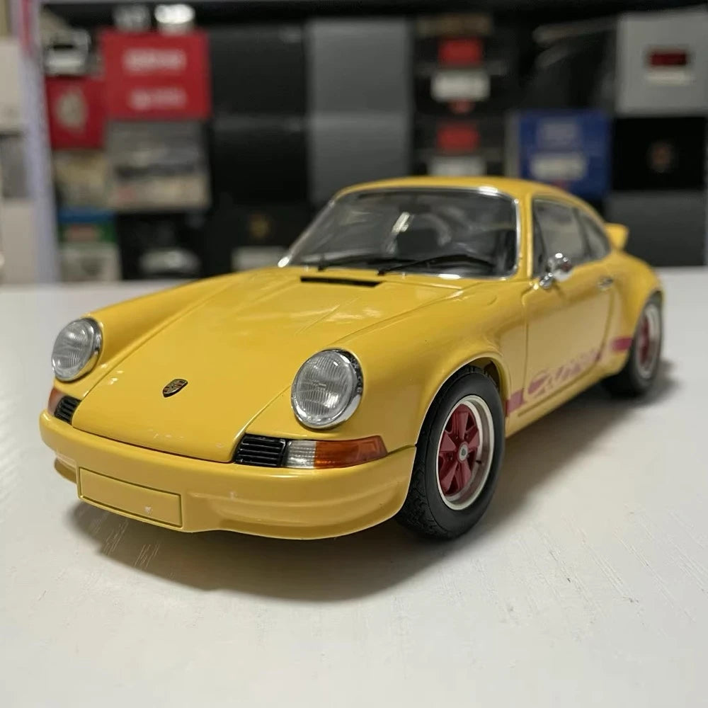 [EBBRO] 1:24 Porsche 1973 911 Carrera RS Yellow Model Car Die-Cast