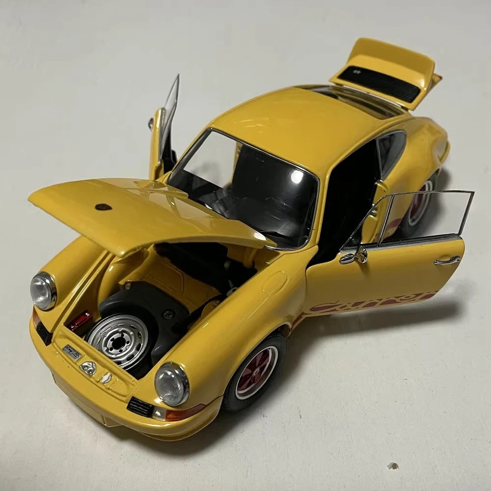 [EBBRO] 1:24 Porsche 1973 911 Carrera RS Yellow Model Car Die-Cast