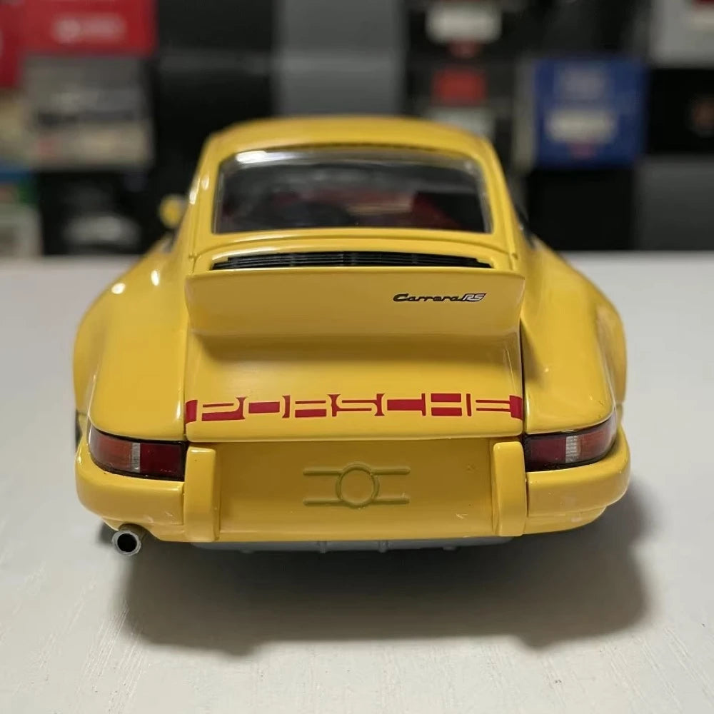 [EBBRO] 1:24 Porsche 1973 911 Carrera RS Yellow Model Car Die-Cast
