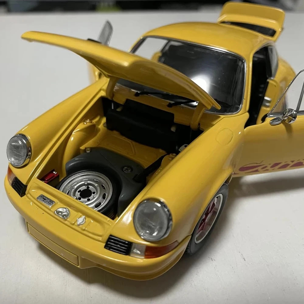 [EBBRO] 1:24 Porsche 1973 911 Carrera RS Yellow Model Car Die-Cast