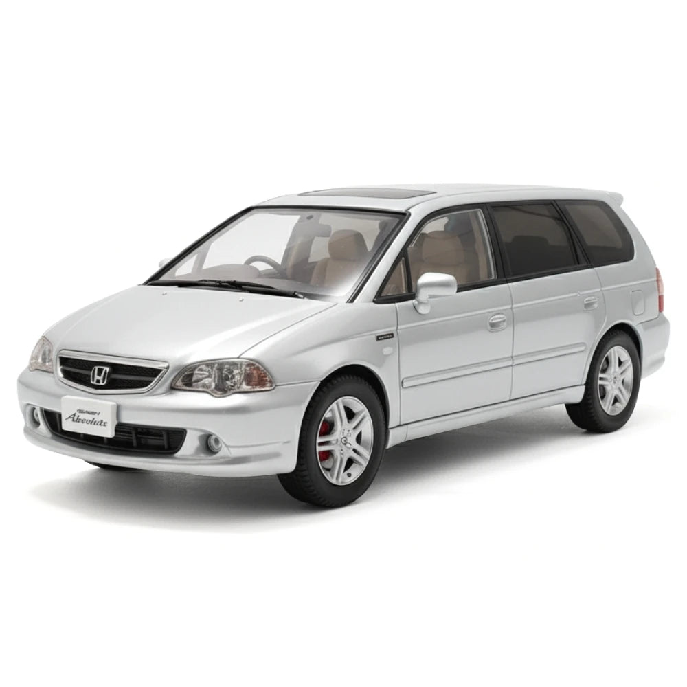 [EBBRO] 1:43 Honda 2000 Odyssey Absolute RA6 Silver Model Car Die-Cast