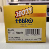[EBBRO] 1:43 Honda 2000 Odyssey Absolute RA6 White Model Car Die-Cast