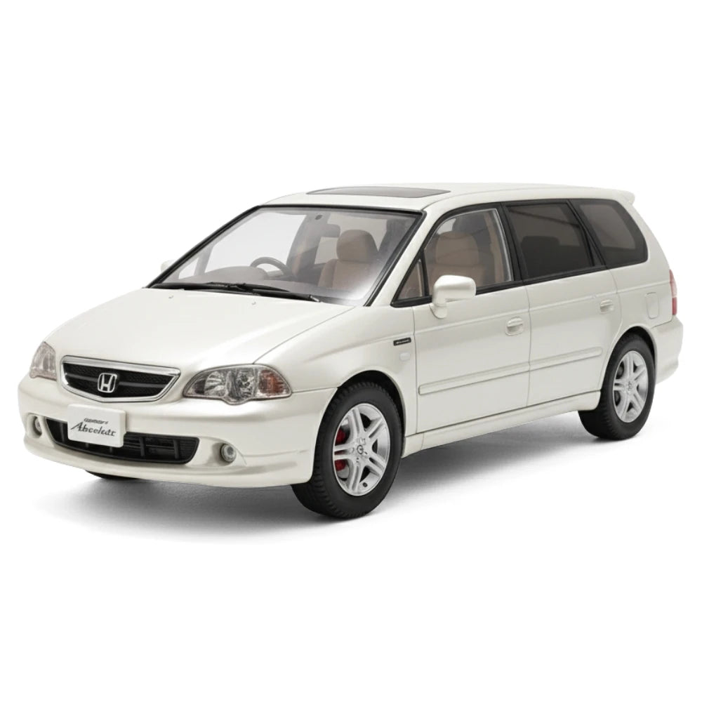 [EBBRO] 1:43 Honda 2000 Odyssey Absolute RA6 White Model Car Die-Cast