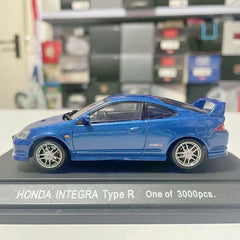 [EBBRO] 1:43 Honda 2001 Integra Type R DC5 Blue Model Car Die-Cast
