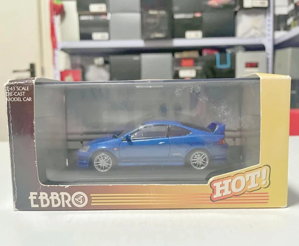 [EBBRO] 1:43 Honda 2001 Integra Type R DC5 Blue Model Car Die-Cast