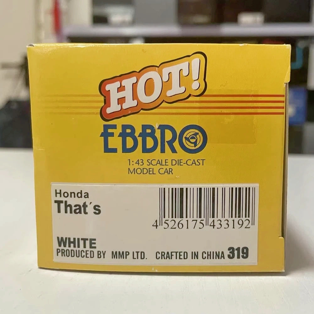 [EBBRO] 1:43 Honda 2002 That's White Model Car Die-Cast