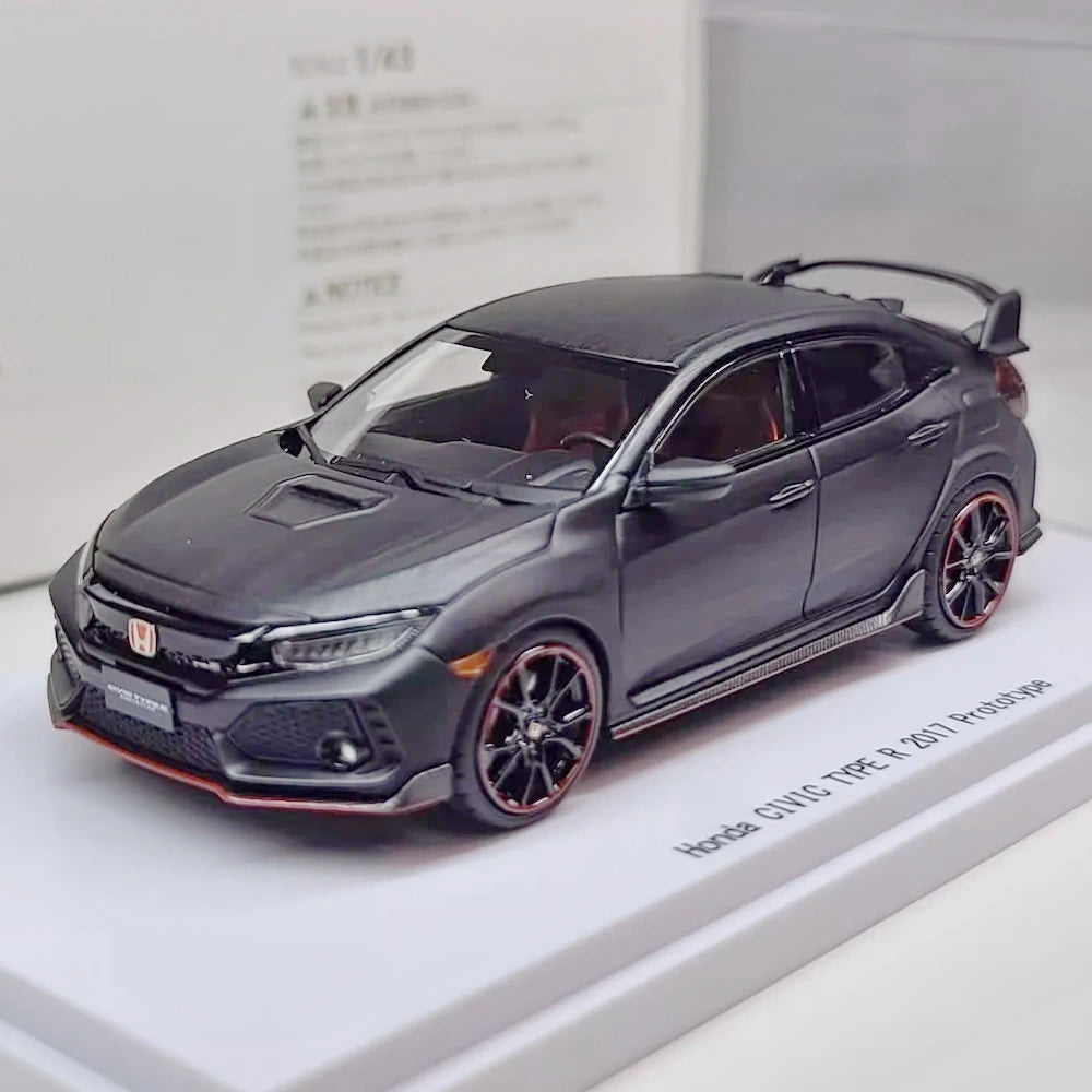 [EBBRO] 1:43 Honda 2017 Civic Type-R Black Model Car Die-Cast