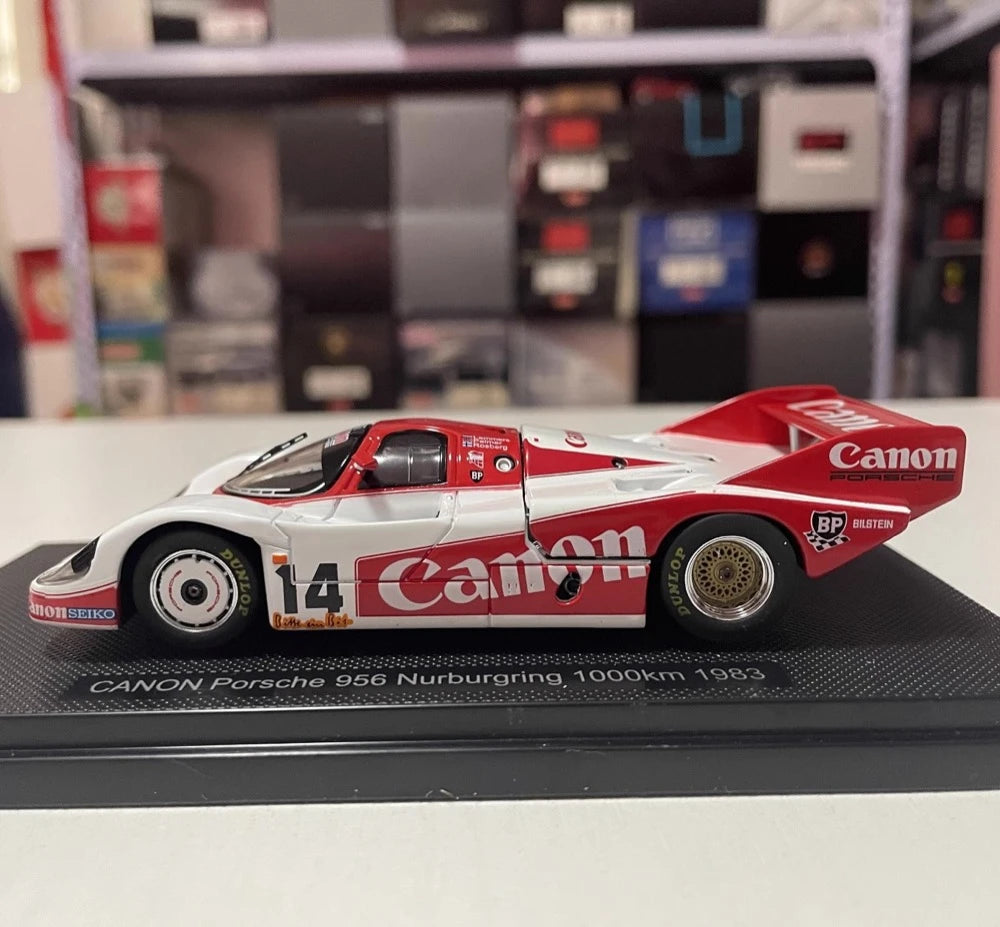 [EBBRO] 1:43 Porsche 1983 956 #14 Canon Nurburgring Model Car Die-Cast