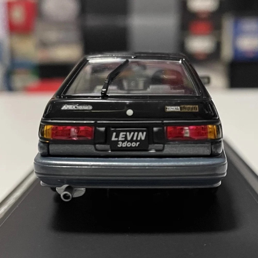 [EBBRO] 1:43 Toyota 1983 Corolla Levin AE86 Black Model Car Die-Cast