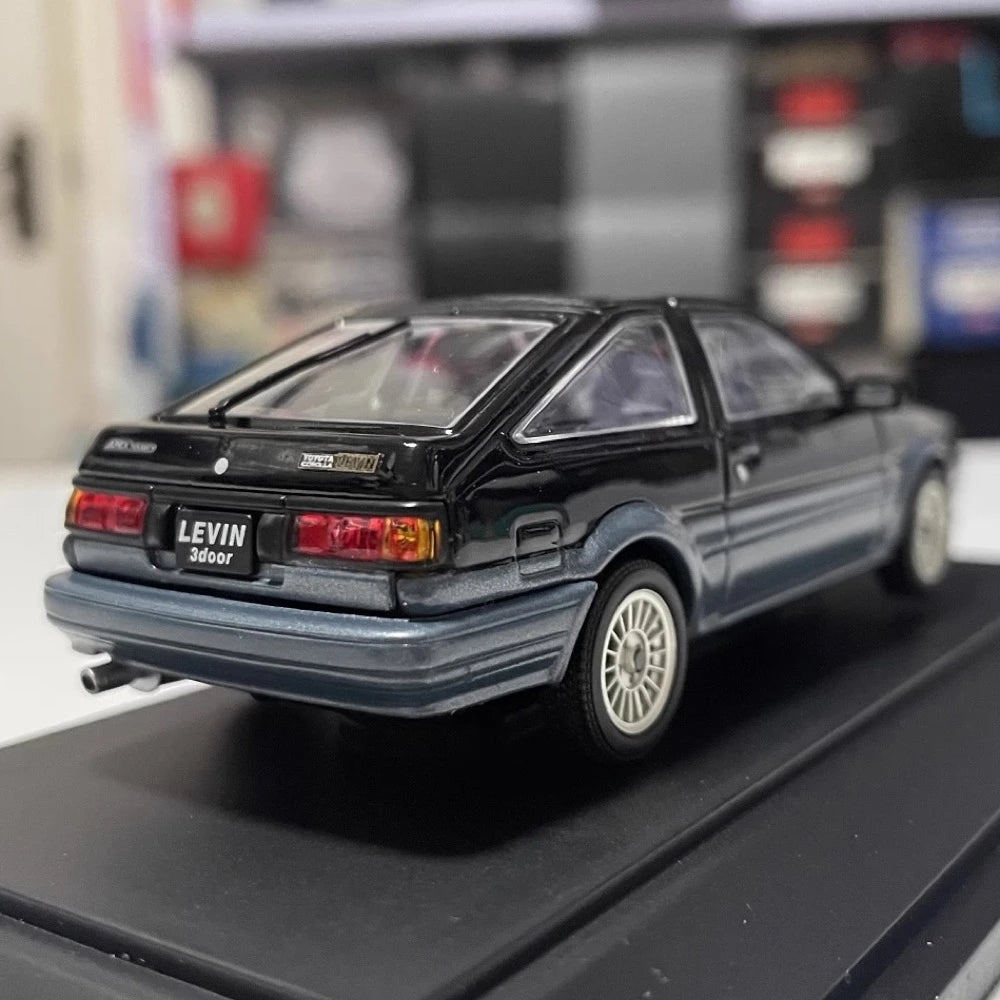 [EBBRO] 1:43 Toyota 1983 Corolla Levin AE86 Black Model Car Die-Cast