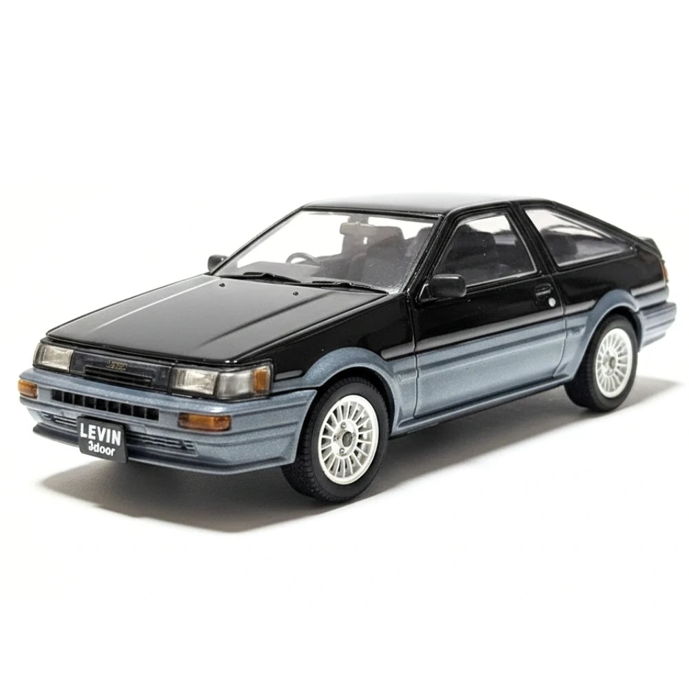 [EBBRO] 1:43 Toyota 1983 Corolla Levin AE86 Black Model Car Die-Cast