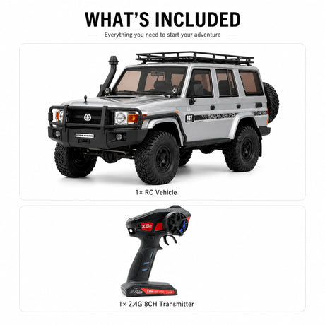 RGT EX86190 منقذ 1:10 Toyota Land Cruiser LC76 RC زاحف تمزق سيارة RC سيارة 4WD RTR RC