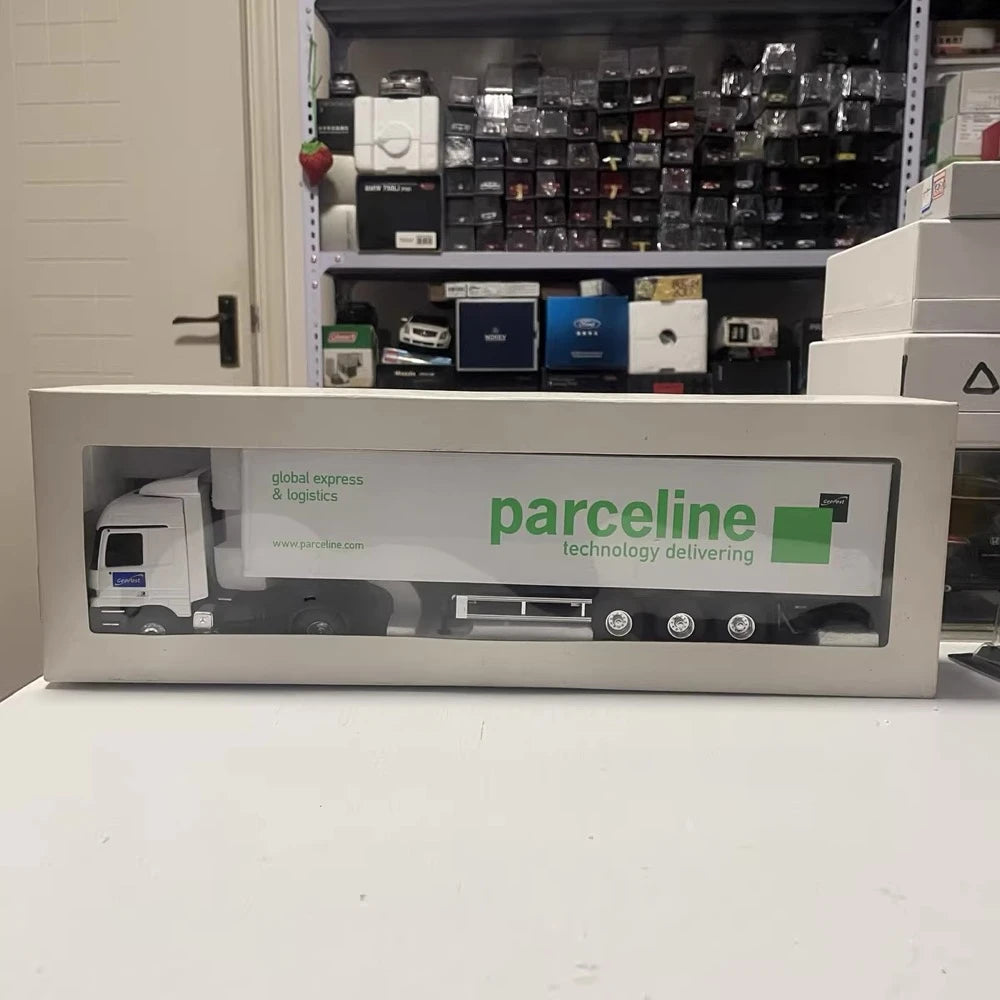 [Eligor] 1:43 Mercedes-Benz 1996 Actros Geopost blanc voiture miniature Die-Cast