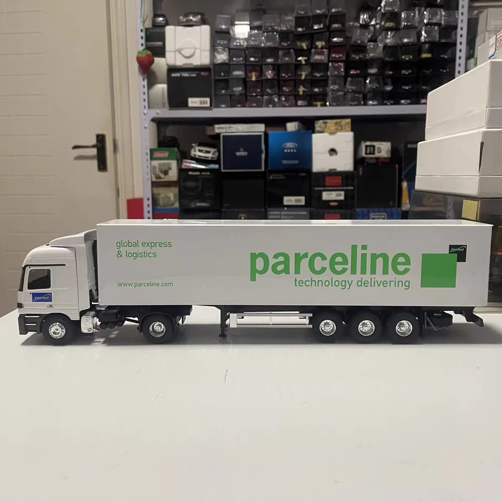 [Eligor] 1:43 Mercedes-Benz 1996 Actros Geopost blanc voiture miniature Die-Cast