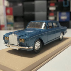 [Eligor] 1:43 Rolls-Royce 1975 Silver Shadow Blue Model Car Die-Cast