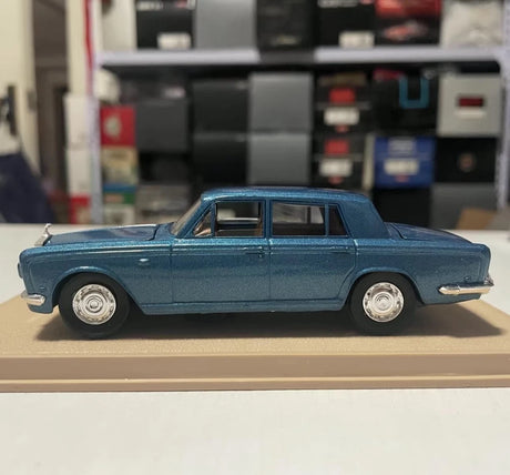 [Eligor] 1:43 Rolls-Royce 1975 Silver Shadow Blue Model Car Die-Cast