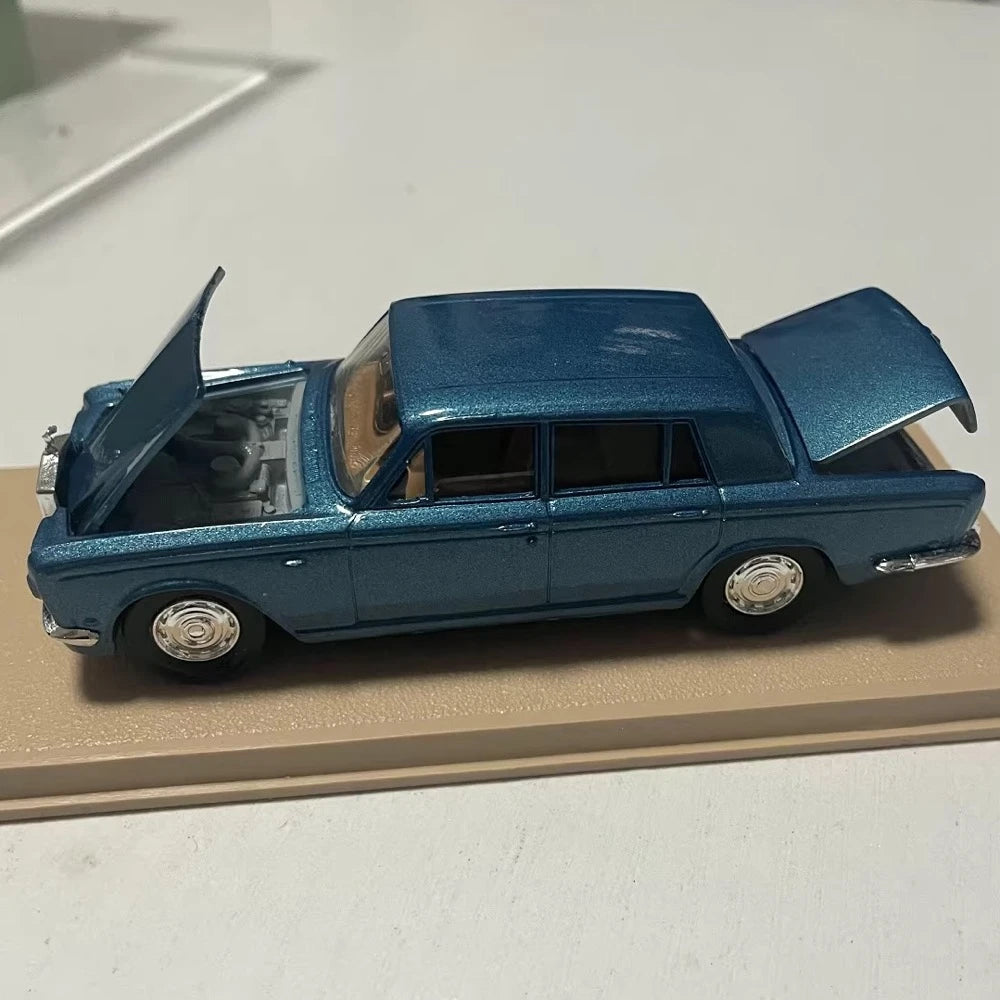 [Eligor] 1:43 Rolls-Royce 1975 Silver Shadow Blue Model Car Die-Cast