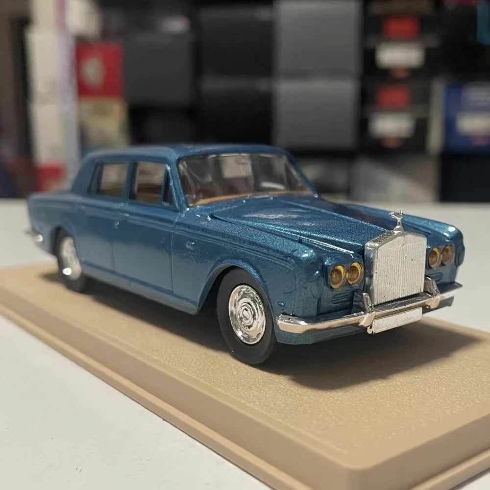 [Eligor] 1:43 Rolls-Royce 1975 Silver Shadow Blue Model Car Die-Cast