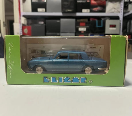 [Eligor] 1:43 Rolls-Royce 1975 Silver Shadow Blue Model Car Die-Cast