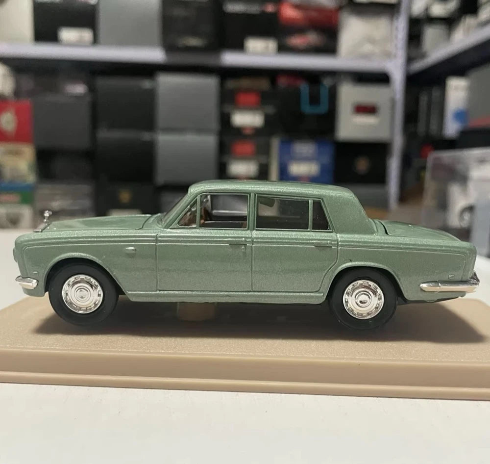 [Eligor] 1:43 Rolls-Royce 1975 Silver Shadow Green Model Car Die-Cast