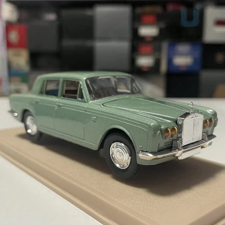 [Eligor] 1:43 Rolls-Royce 1975 Silver Shadow Green Model Car Die-Cast