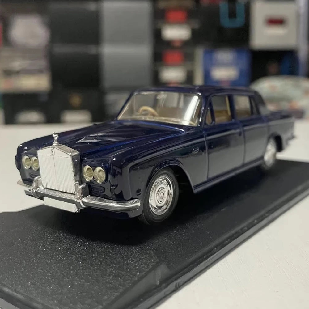 [Eligor] 1:43 Rolls-Royce 1976 Silver Shadow Blue Model Car Die-Cast