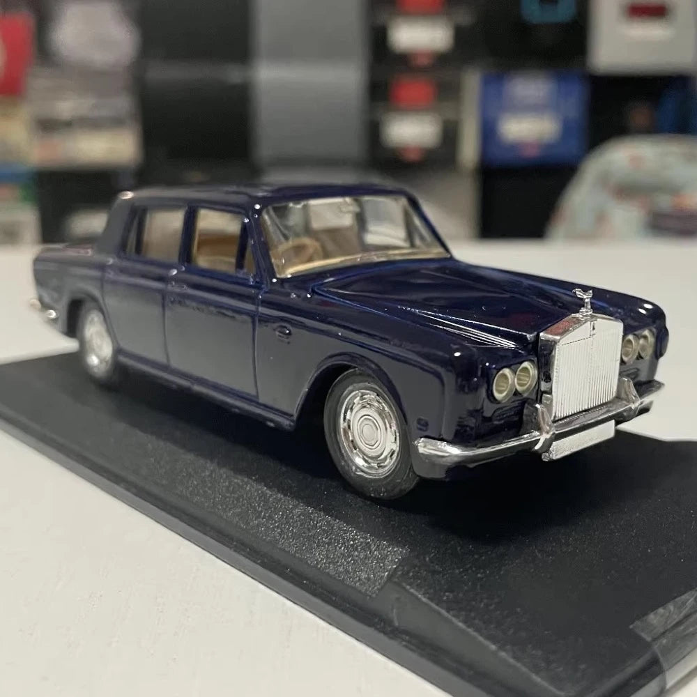 [Eligor] 1:43 Rolls-Royce 1976 Silver Shadow Blue Model Car Die-Cast