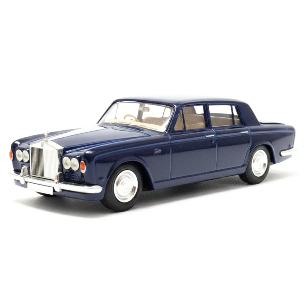 [Eligor] 1:43 Rolls-Royce 1976 Silver Shadow Blue Model Car Die-Cast