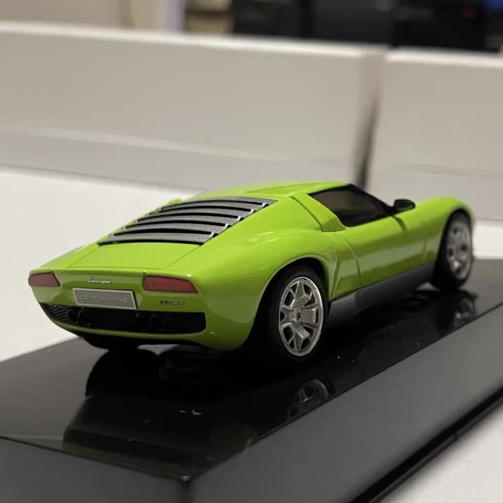 [Elite] 1:43 Lamborghini 2006 Miura Concept Green Model Car Die-Cast