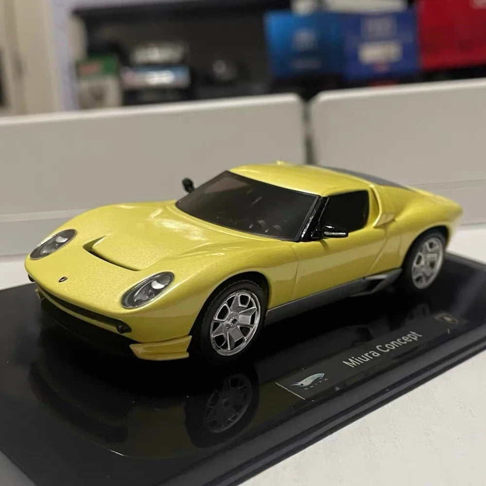 [Elite] 1:43 Lamborghini 2006 Miura Concept Yellow Model Car Die-Cast