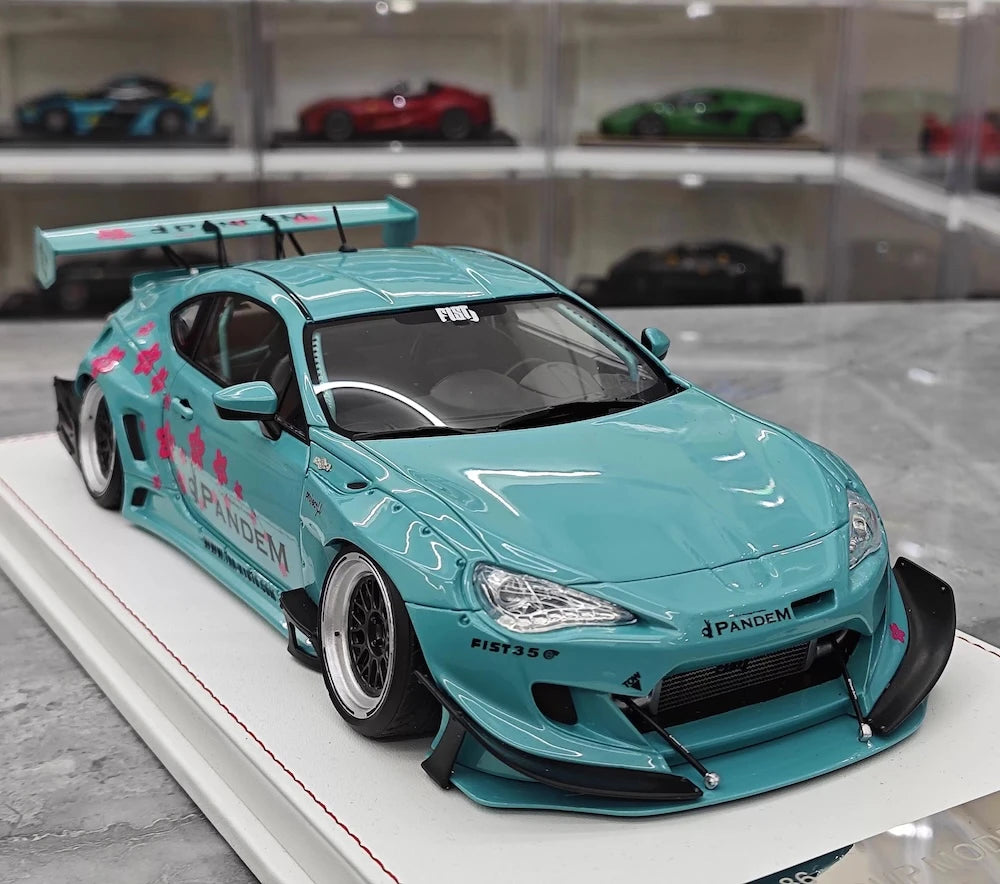 [Engup] 1:18 Toyota 2012 86 Pandem Blue Model Car Resin