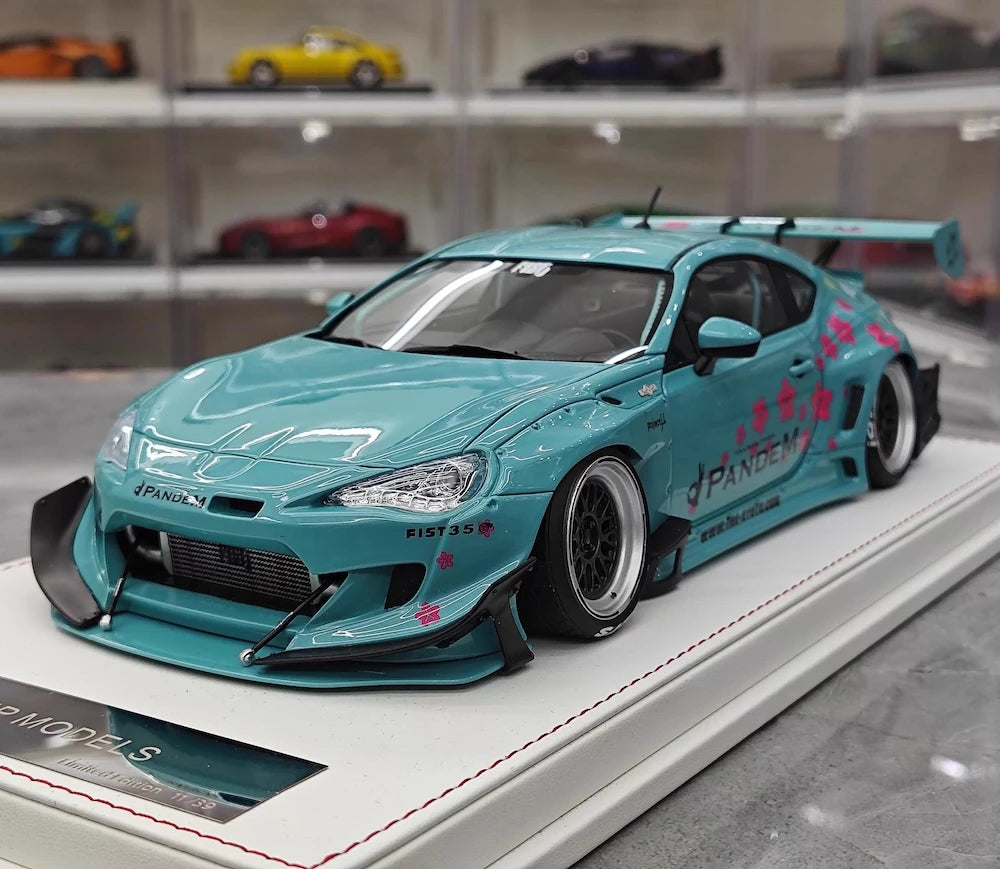 [Engup] 1:18 Toyota 2012 86 Pandem Blue Model Car Resin