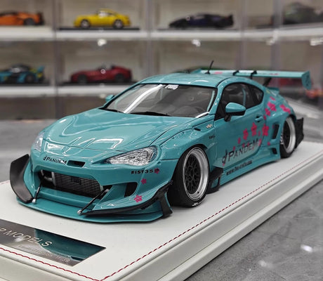 [Engup] 1:18 Toyota 2012 86 Pandem blauw modelauto Hars