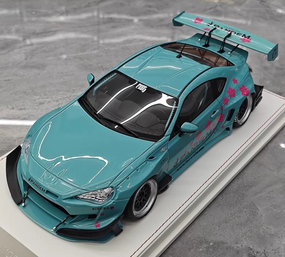[Engup] 1:18 Toyota 2012 86 Pandem Blue Model Car Resin