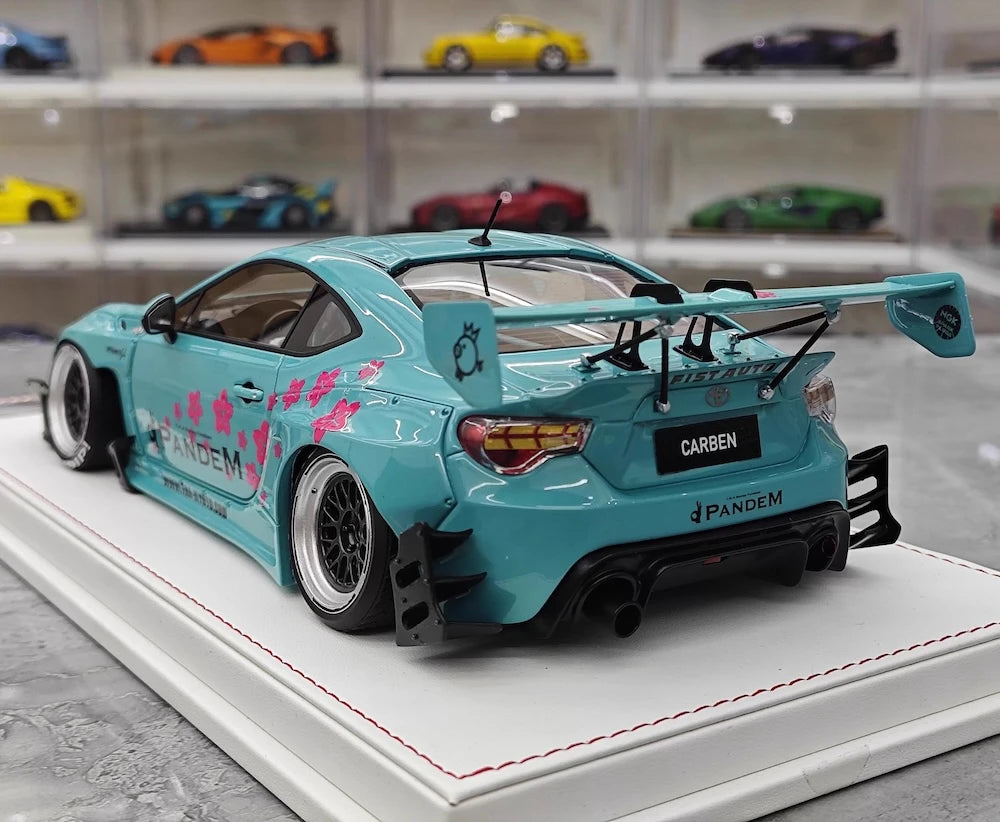 [Engup] 1:18 Toyota 2012 86 Pandem blu modellino di auto resina
