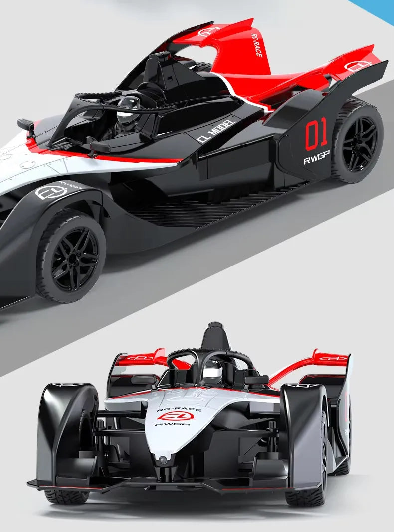 1:10 Scale F1 RC Racing Car – 2.4GHz High-Speed Drift with LED Lights RC Car