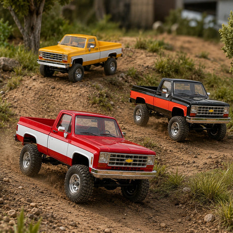 FMS FCX18 1:18 Chevrolet K10 RC Crawler Brushed 4WD RTR سيارة تحكم عن بعد