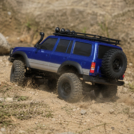 FMS FCX18 1:18 Toyota Land Cruiser LC80 أزرق RC زاحف يلمس سيارة RC سيارة 4WD RTR RC