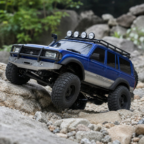FMS FCX18 1:18 Toyota Land Cruiser LC80 أزرق RC زاحف يلمس سيارة RC سيارة 4WD RTR RC