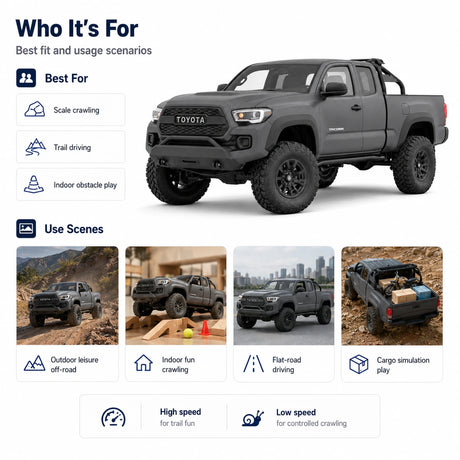 FMS FCX24M 1:24 Toyota تاكوما RC زاحف 4WD RTR RC سيارة RC سيارة