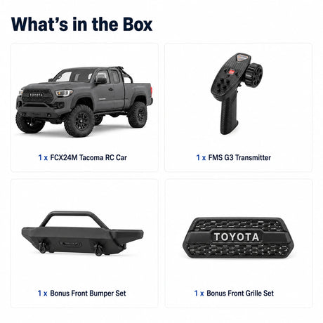 FMS FCX24M 1:24 Toyota تاكوما RC زاحف 4WD RTR RC سيارة RC سيارة