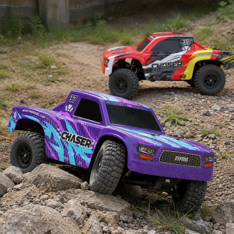 FMS FSC24 مطاردة 1:24 RC شاحنة قصيرة المسار اصطدمت بسيارة RC سيارة 4WD RTR RC